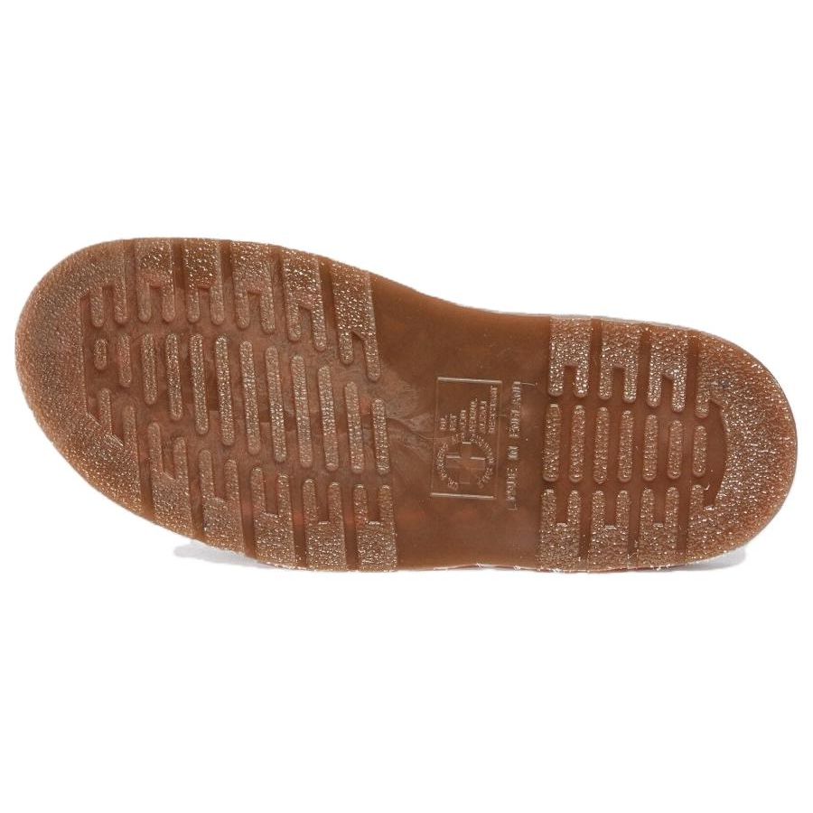 Dr. Martens Leather Fashion Comfortable Low-Top Casual Shoes Women sneaker Brown 30669201