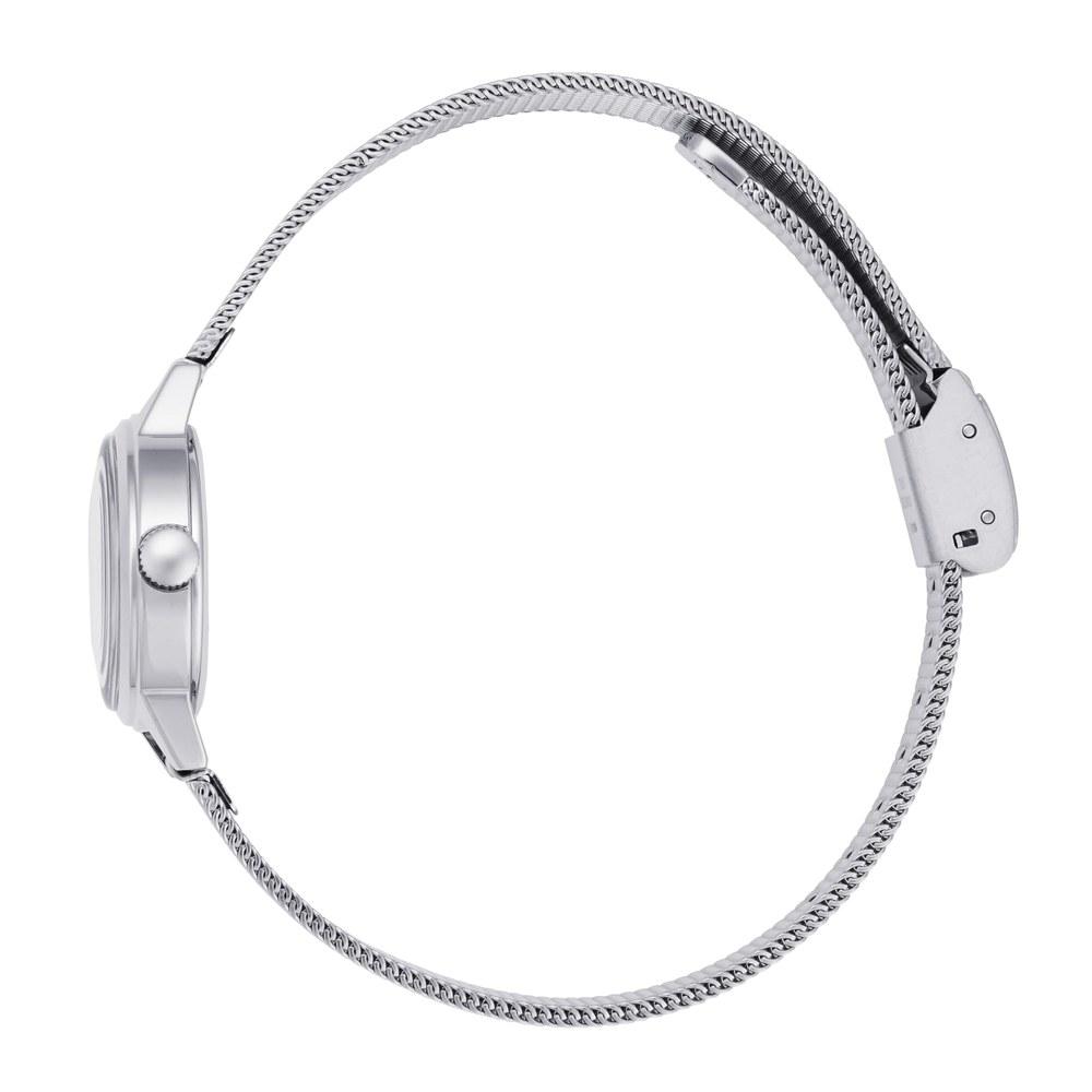 MATOW Ladies Watch Tsuki Seigetsu Clear Moon Round Silver White Mesh MW005007