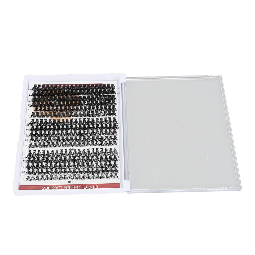 Sada na prodlužování řas Nadýchaná Opakovaně použitelná Přenosná Sada jednotlivých trsů řas s lepidlem a fixátorem