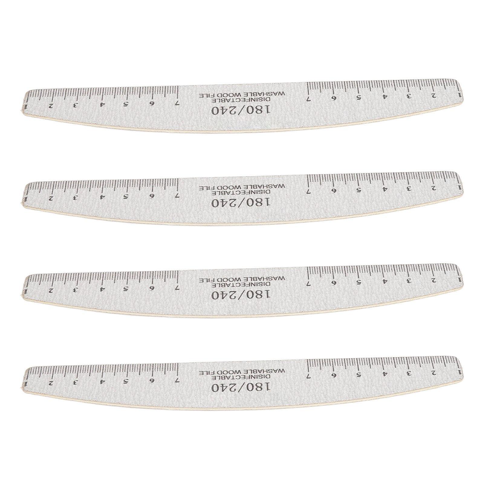 

50 шт. Пилки для ногтей 180 240 грит Многофункциональные моющиеся пилки для нейл-арта для DIY дома и салона