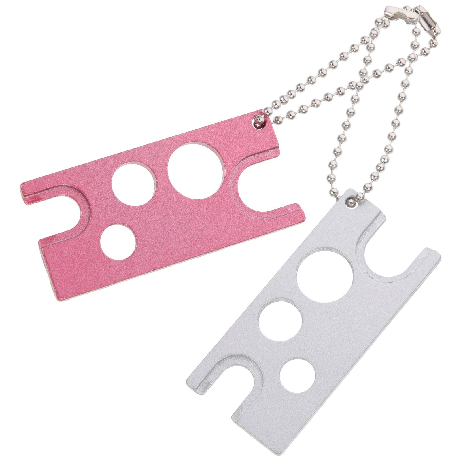 

2 шт. Клеевой открывалка для бутылок Инструмент для удаления эфирного масла Аксессуар Роликовые шариковые колпачки Легко металлический брелок