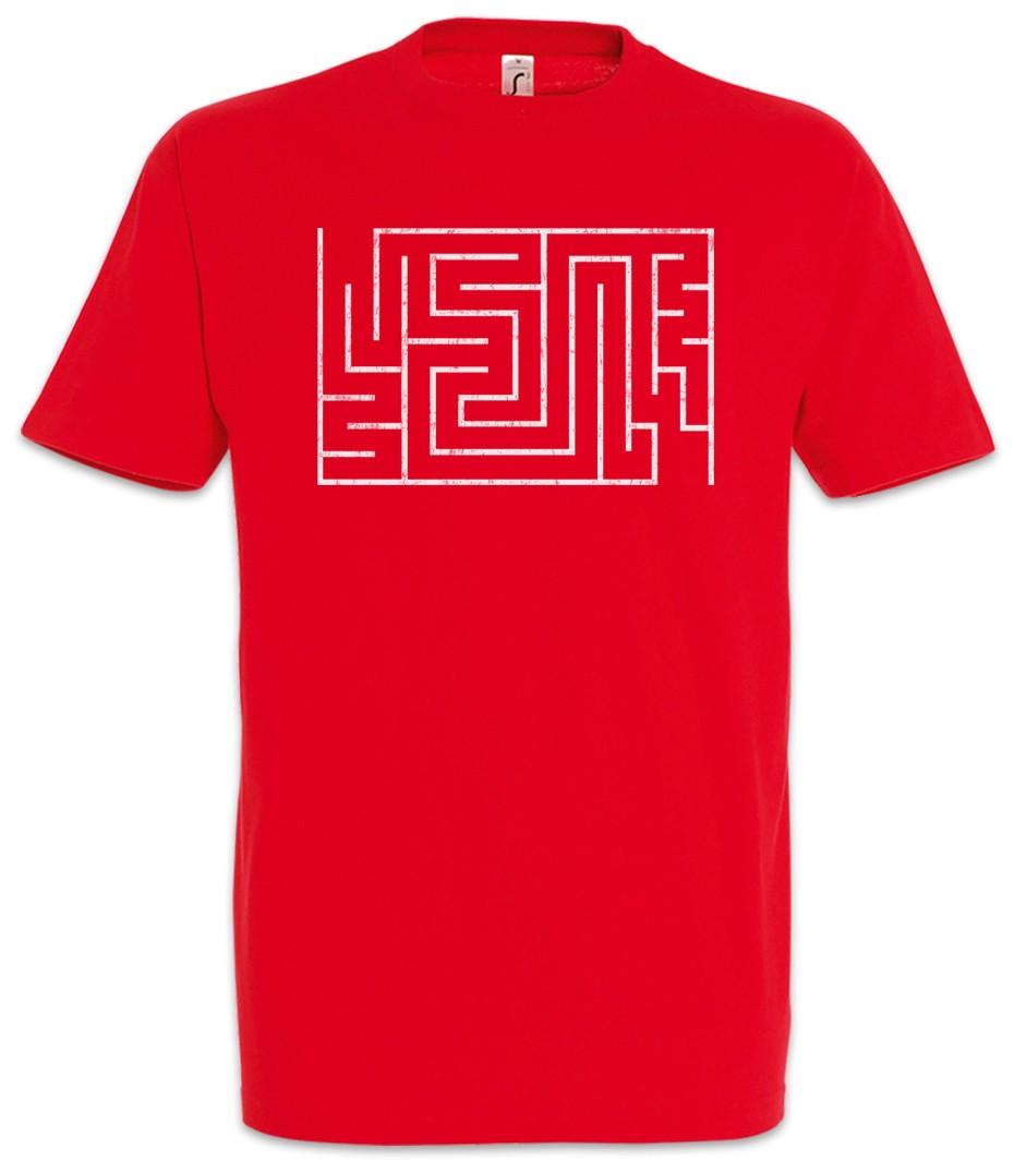 Maze II Men s T-Shirt Maze Mysticism Mysticism Spiral Hypnosis Hypnotist 2XL