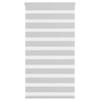 VidaXL Store Zebra Light Grey Fabric Width 75.9 Cm Polyester, Zebra Roller Blind, Zebra Blind for Window, Blind 4014439