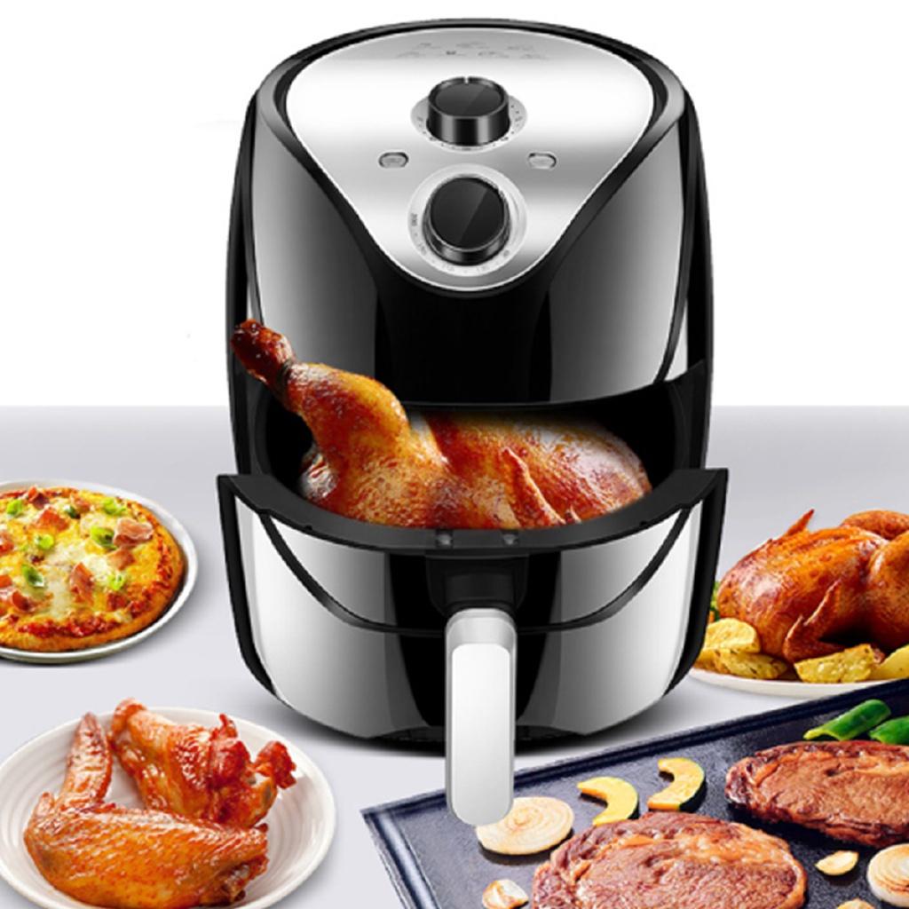 

1500W 220V Air Fryer Electric Deep Fryer H-speed Hot Air Circulation 5.5L Multi-function Cooker Oven Low Fat Health Pan
