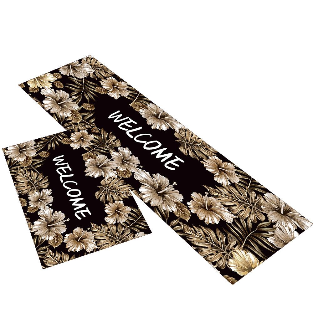 Minimalistisch gestaltete Fußmatte Küchenteppich Badezimmer Eingang Schmutzabweisende Matte Fußmatte