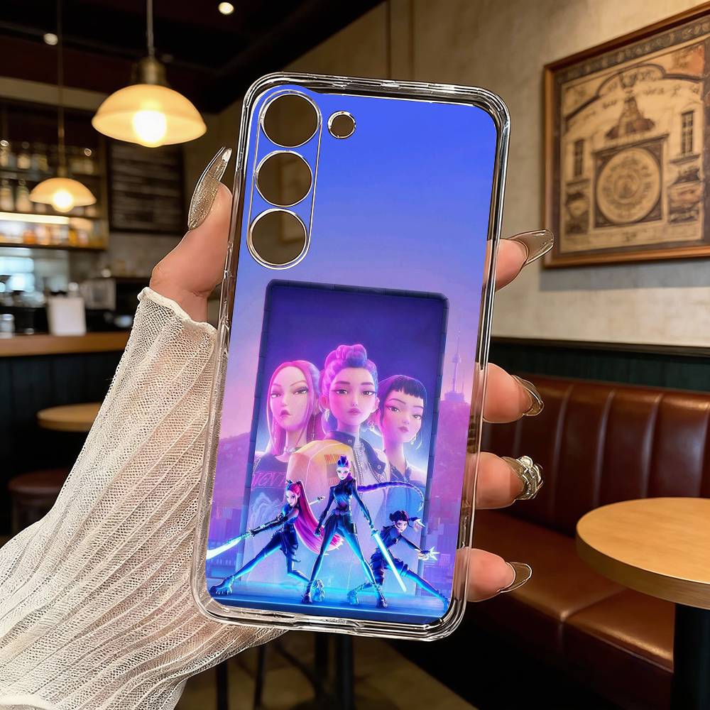 K-Pop D-Demons Hot H-Hunters Phone Case For Samsung Galaxy A71,A70,A52,A51,A40,A30 Transparent Cover