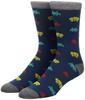 Space Invaders Arcade Game Retro Premium Crew Socks New