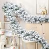 1pc Christmas Snowflake Wreath, Artificial Winter Holiday Pine Wreath, White Cedar Wreath for Christmas Tree, Staircase and Fireplace Decoration