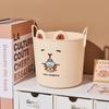 New Cartoon Pencil Holder Large Capacity Round Desktop Storage Buckets Pen Container Students Stationery