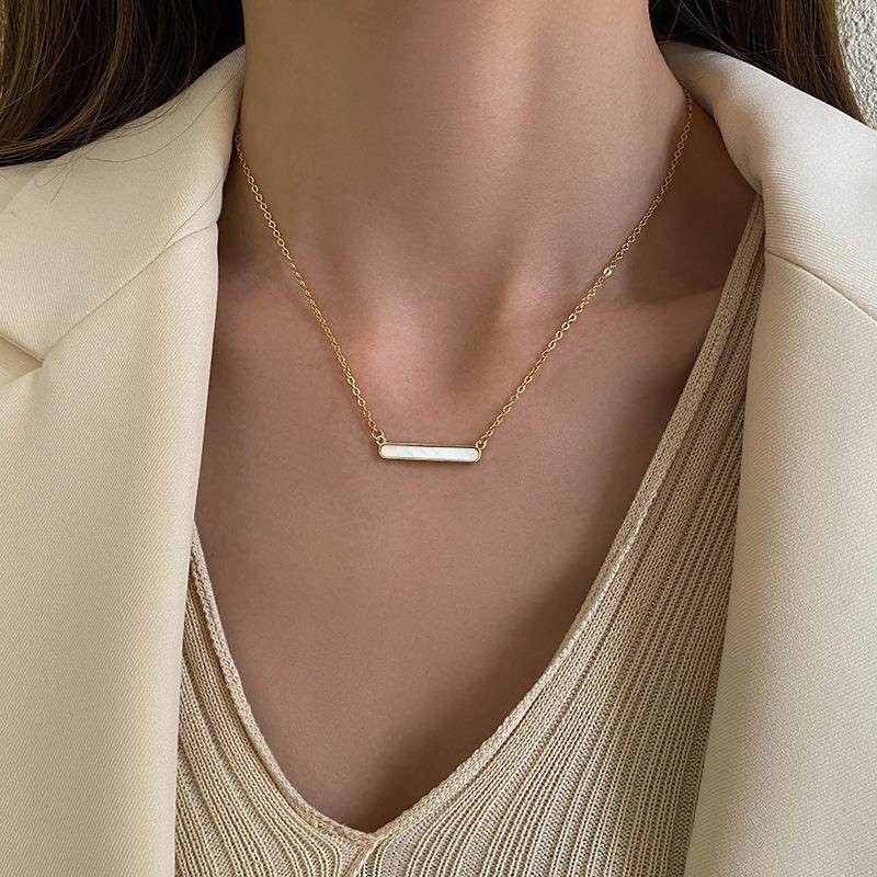 New Minimalist Pendant Women's Necklaces Cross Leaf Silver Color Knot Design Female Neck Jewelry Infinity Multilayers Collares