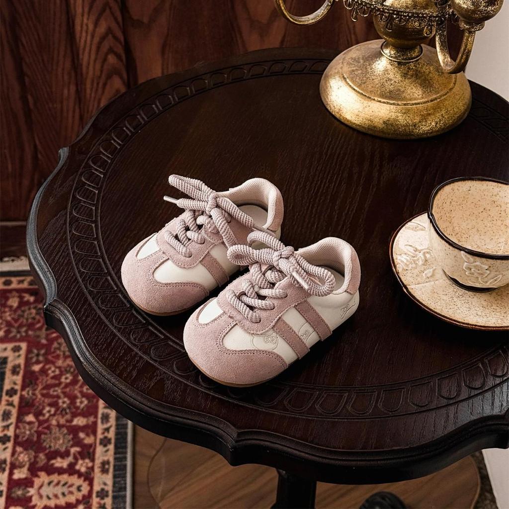 Modische Lauflernschuhe für Kleinkinder aus echtem Leder – Weiche Sohle, Leichte Herbstschuhe