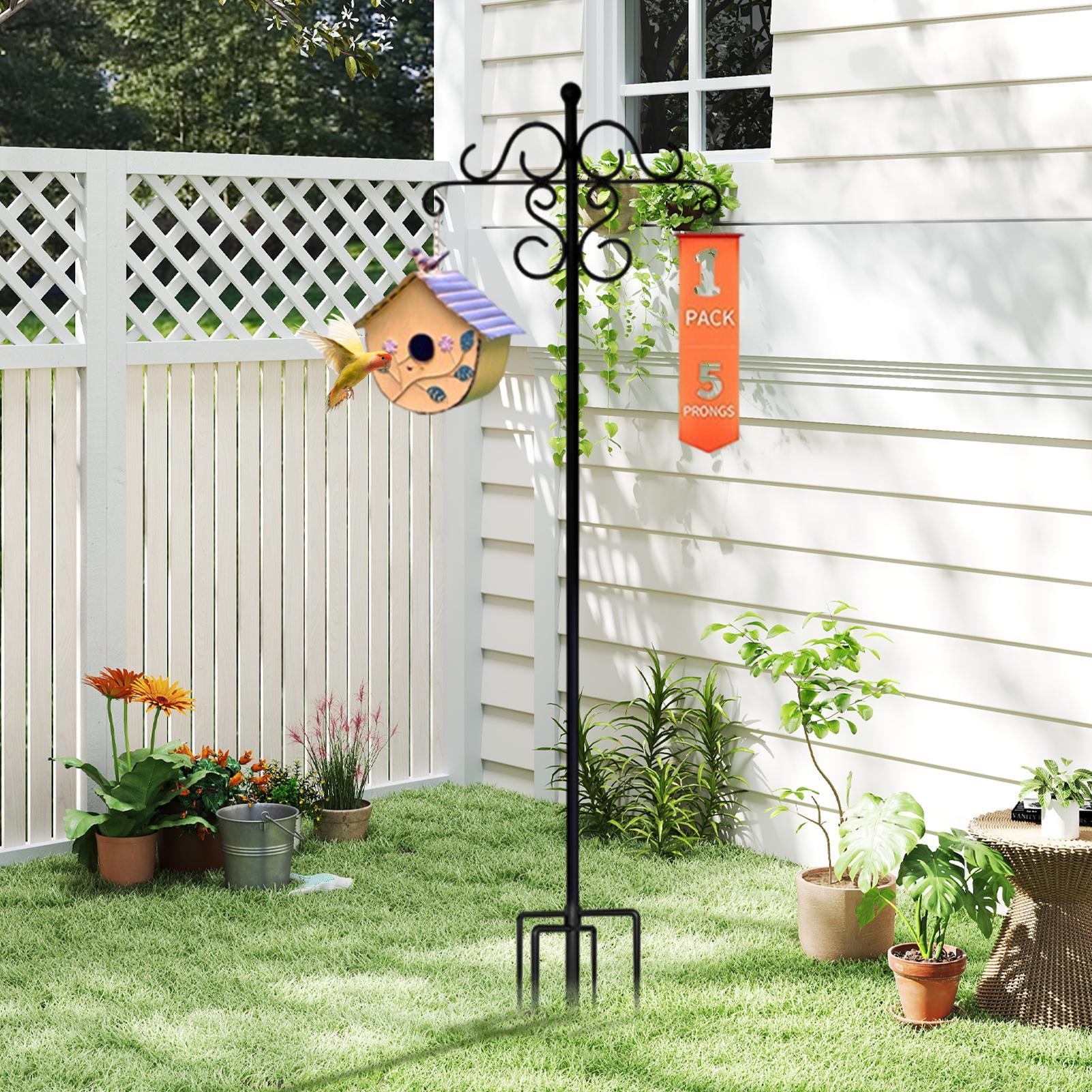 

Bird Feeder Stand Wild Bird Feeder Stand for Outdoors Load-Bearing Backyard Wildlife Watching Hanger Station for Outdoor CHINA