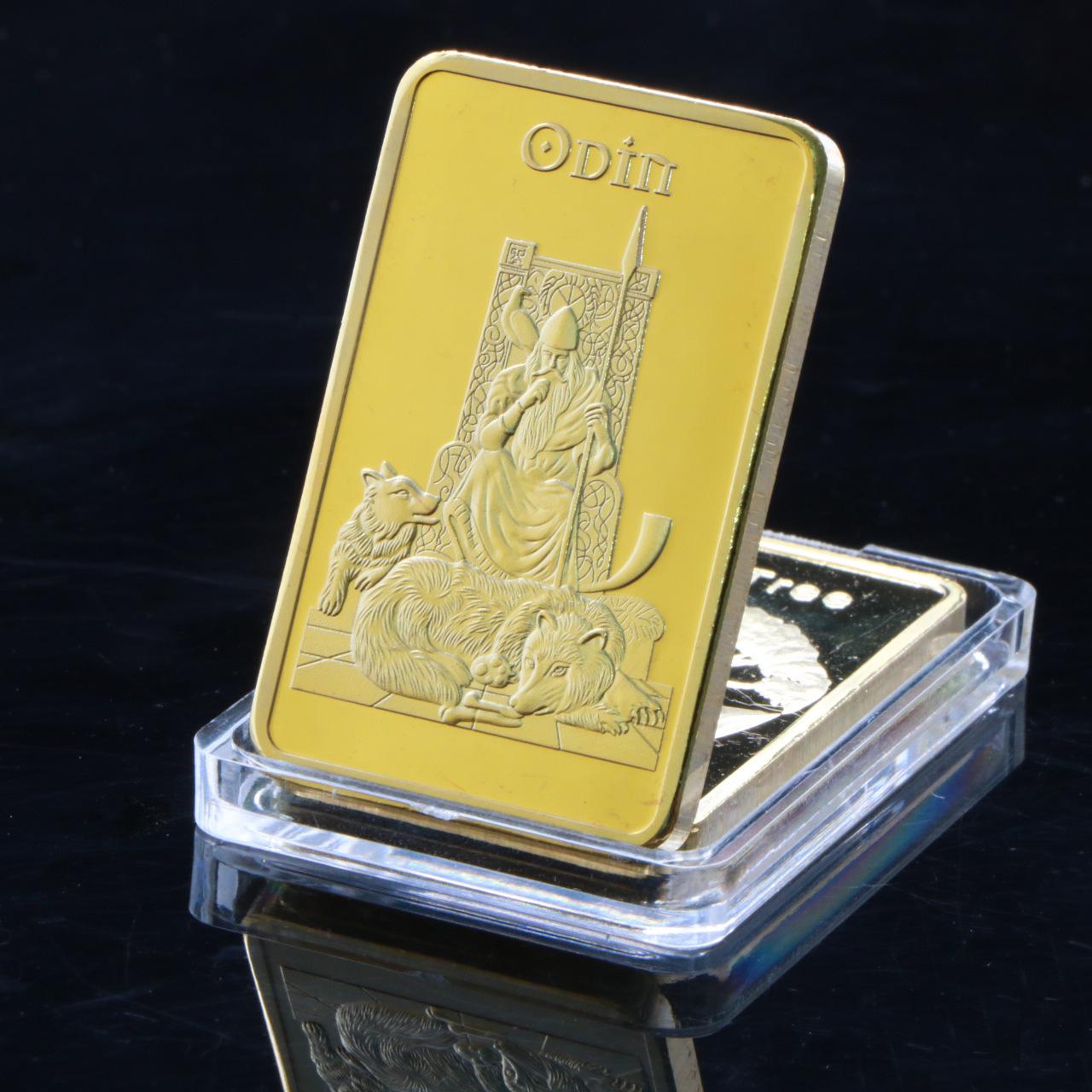 

Gilded Russian Wolf Warrior Longevity Coin & Bar Collectible 042912