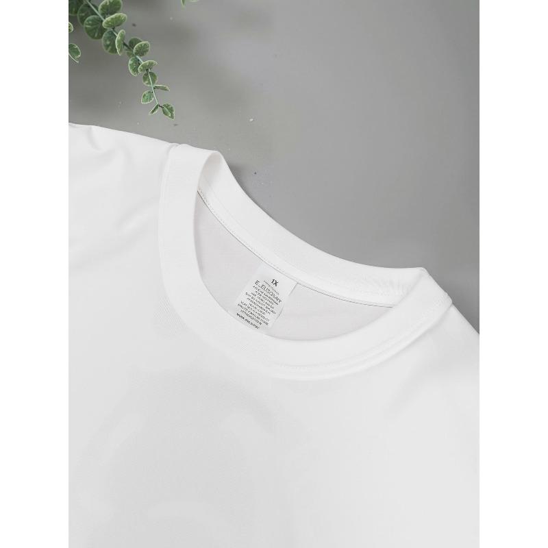 Damen Sommer Kurzarm T-Shirts mit Aufdruck, Modisch und Lässig, Maschinenwaschbar, Bequeme Passform, 2D Flachdruck