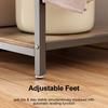 Kitchen Storage Rack Rack Mini Fridge Stand with Shelves 5-Tier Coffee Bar Table Cabinet Microwave Baker Utility Shelf for Dorm Small Bakers