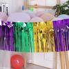 Rainbow Foil Tassel Garland 9.84 Feet Party Supplies Colorful Streamers for Floats Graduation Birthday Wedding Carnival Photo Backdrop Decorations