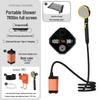 Portable Outdoor Electric Shower Set with Charging Shower Head and Tent