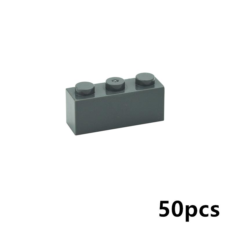 

50PCS DIY Building Blocks 1*3 Dots Thick Figures Bricks 1x3 Dots Educational Creative Size Compatible With 3622 Toy for Children