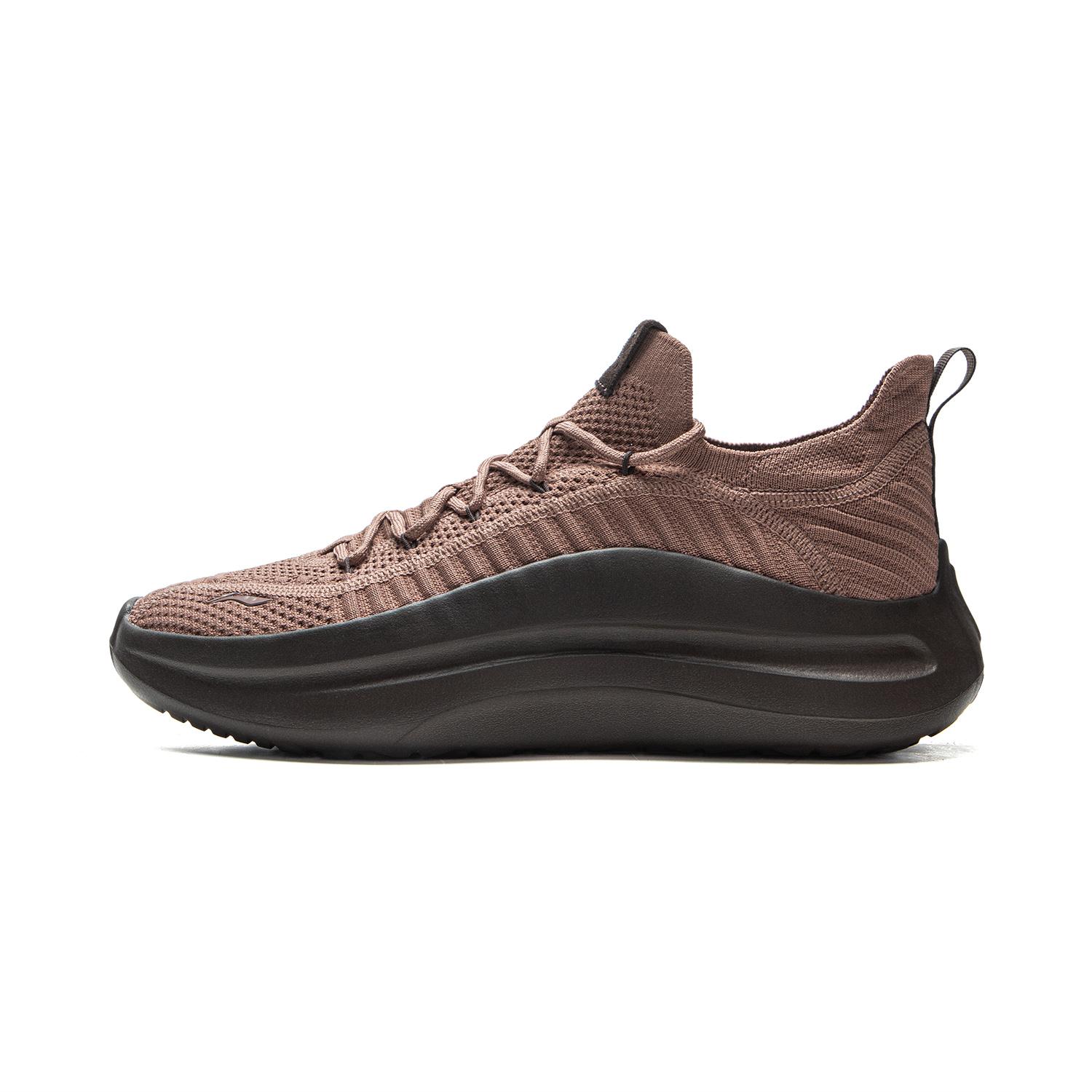 

new LiNing Cushioning, Slip Resistant, Abrasion Resistant, Lightweight, Rebound Low Top Casual Shoes Men s Brownie Brown 43