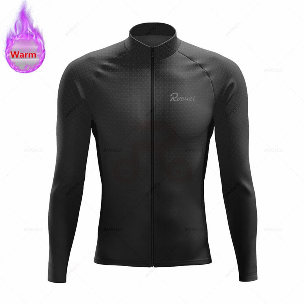 Roșu Cald 2023 Set de Ciclism de Iarnă Rvouei Bărbați Haine Bicicletă MTB Lână Termică Tricouri Bicicletă Haine Costum Maillot Ropa Ciclismo