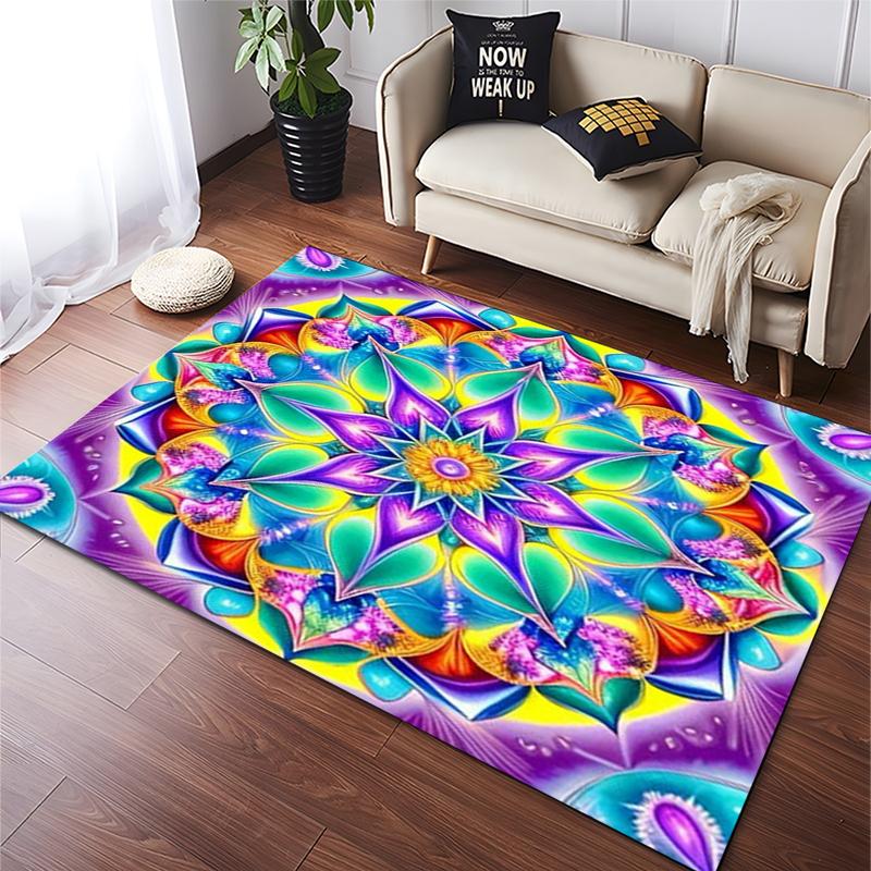 

15 Size Mandala Flowers 3D Printed Carpet Rugs Living Room Bedroom Bedside Bathroom Home Decor Floor Mat Kids Room Non-slip Mat 40x60cm