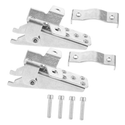 LEDmomo Anti-Slip Shock Absorbing Motorcycle Foldable Installation Wear Replacement Bike Pedals for Motorcycle Rear Seat 2PCS