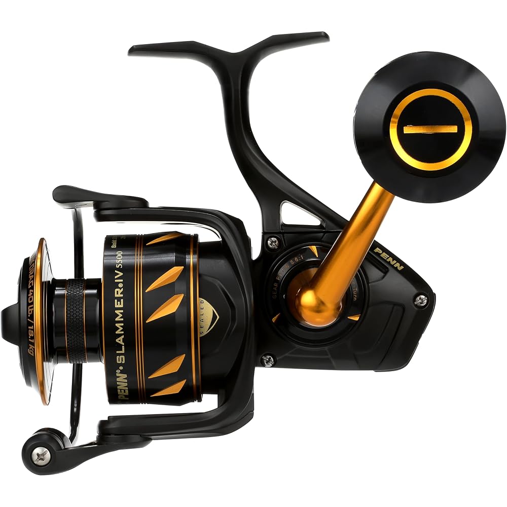 Penn Slammer IV 5500 Spinning Reel Offshore Jigging Fishing Reel 5500 Size