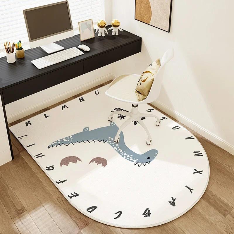 E-sports Swivel Chair Carpet 5Size Kids Study Room Computer Chair Mat Living Room Table Study Computer Desk Foot Mat