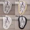 Fashion Home Art Design Wall Decor Silent Melting Clock Roman Numerals Hanging Wall