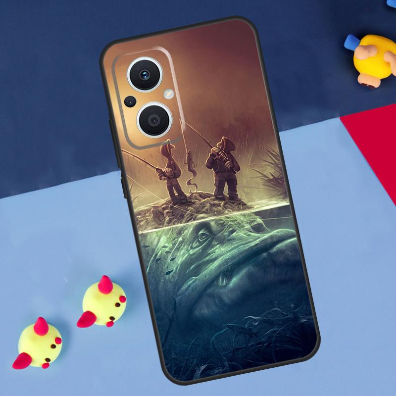 Fish Fishing For OPPO Reno 7 8 Lite 8T 10 11 12 13 14 Pro 11F 12F 13F 14F OPPO Find X8 X5 X6 X9 Pro Case