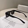 New Large Frame Construction Rectangular Square Sun Protection Glasses Women Adults's Designer Fashion Stylish Fashion Sun Eyewear Summer Trend