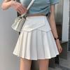 Womens High Waist Short Skirt With Embroidered Pattern For Summer Casual Wear