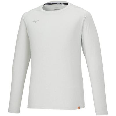 Dry Long Sleeve Training and Heather Size 32MAA029 Men's T-Shirt, Moisture-Wicking Quick-Drying, White, XL,