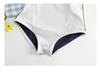 2025 New Style Girls' Long Sleeve Sun Protection One-Piece Swimsuit for Middle & Big Children – High-End Professional Sportswear