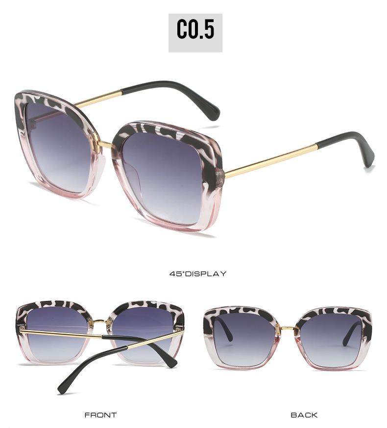 2022 Winter Square Frame Sunglasses: Trendy European & American Street Style Glasses for Women