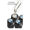 2025 Hot 4Pcs Car Wheel Tire Styling Tire Valve Air Nut Cover Car Logo Accessories For BMW E46 E52 E53 E60 E90 E91 F30 F20 F10 F