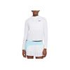 Dri-Fit Short Sleeve Knit Half-Zip Tennis Top Women Tops White Black CV4698-100