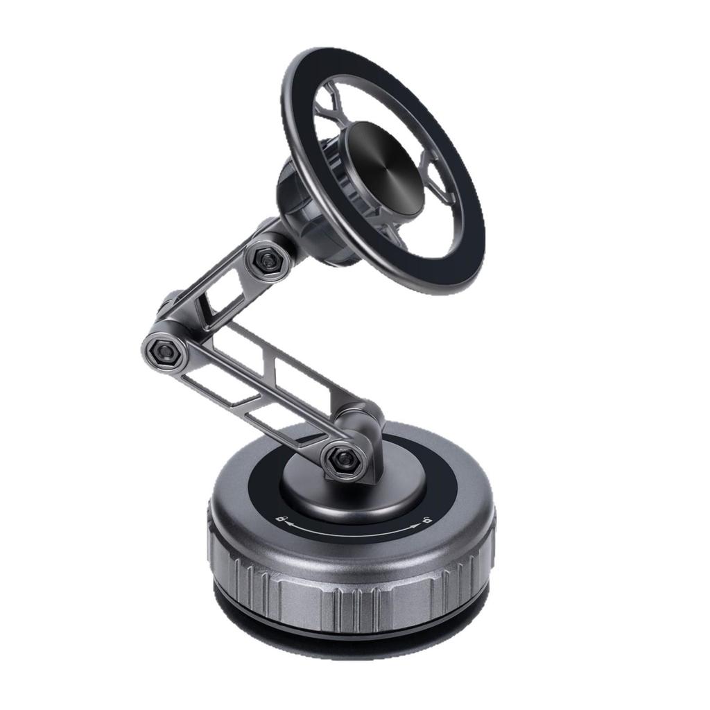 2026 Magnetic Car Phone Holder: Vacuum Suction, Three-Axis Folding, Universal Navigation Bracket