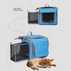 Soft Sided Expandable Cat Backpack Multi Opening Dog Bike Basket  Bike Riding