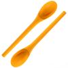 Food Grade Silicone Spoon Long Handled Integrated Salad Spoon Juice Mixing Spoon Children's Spoons Small Spoon Kitchen Utensils