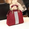 Crocodile Pattern Simple Atmosphere Middle-Aged Mother Bag Leather Shoulder Messenger Bag High Sense