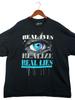 Hard Ten Real Eyes Realize Real Lies Eye Graphic T-Shirt Men's 2XL Black Unisex T-Shirt