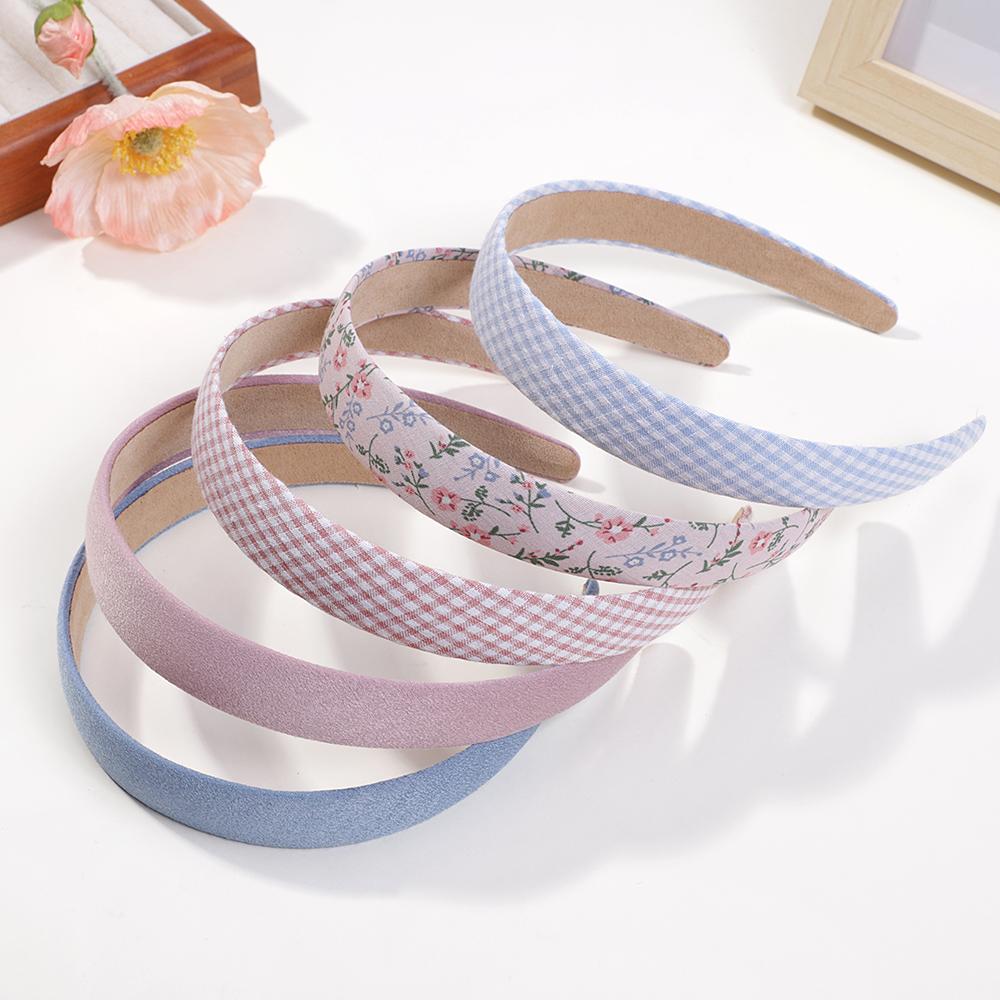 5pcs Set Fashion Women  Headdress Cloth Hair Bands Headband Girls Hairband Hair Hoop Female Hair Accessories Headwear