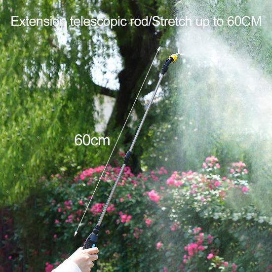 5L/8L Garden Electric Sprayer Battery Powered Shoulder Sprayer with Retractable Wand