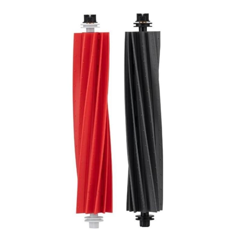 2Pieces Rubber Roller Brush Robot Vacuums Brush Multifuntional Brush Accessory Set Replacement Brushes for S8 S8+ Q8Max 1