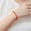 Fashionable Buddhist Lucky Adjustable Bracelets Couple Colorful Rope Handmade Braided Rope Chain Festival Party Jewelry