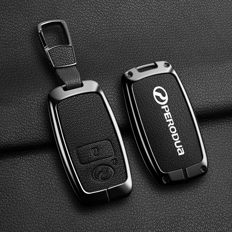 Suitable for Beilu big key case Car PERODUA Toyota remote control car Key case to protect men and women Metal case