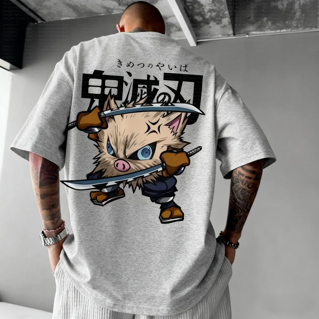 Demon Slayer Joint Pokémon Animation Derivatives Mens and Womens Summer Fashion Oversize TshirtHoodieShorts and Sweatpants