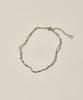 Novice Tokyo Double Glitter Chain Anklet [Stainless] / Silver