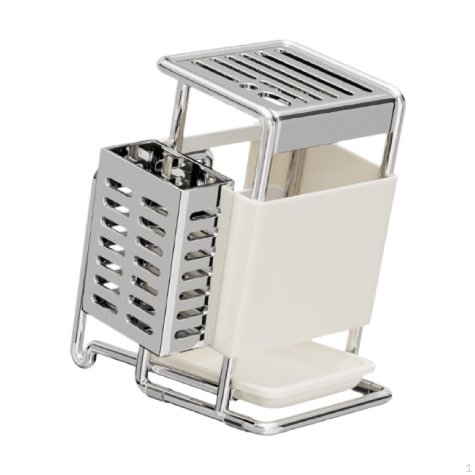 Knife Holder Storage Stand Cutting Board Drying Rack Organizer for Cabinets